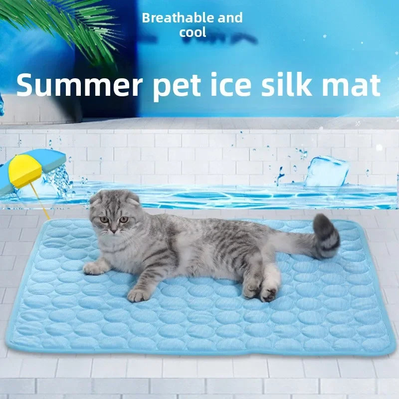 Dog Cooling Mat Summer Pad Pet Mat Bed for - MyPetDollar.com