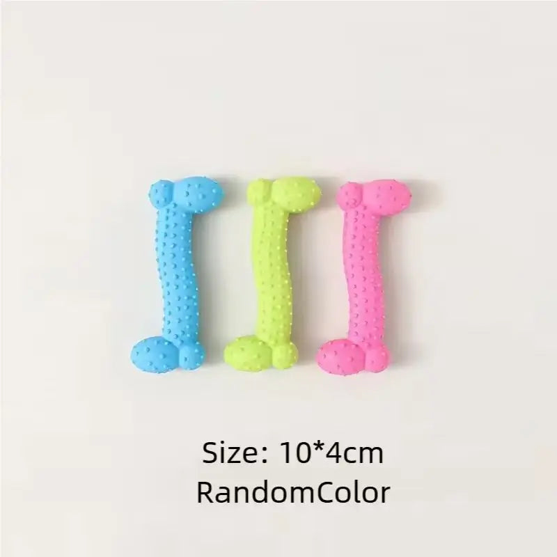 Pet Chew Toys Set Bone Pacifier Thorn Ring – 13 Colors