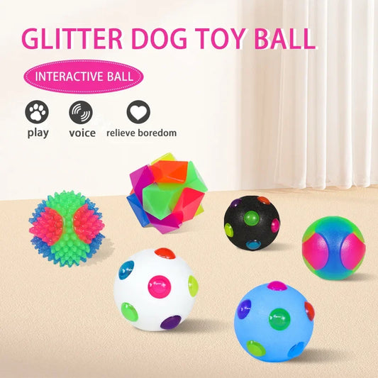 Hot Selling Small Dog Flash Pet Ball TPR - MyPetDollar.com