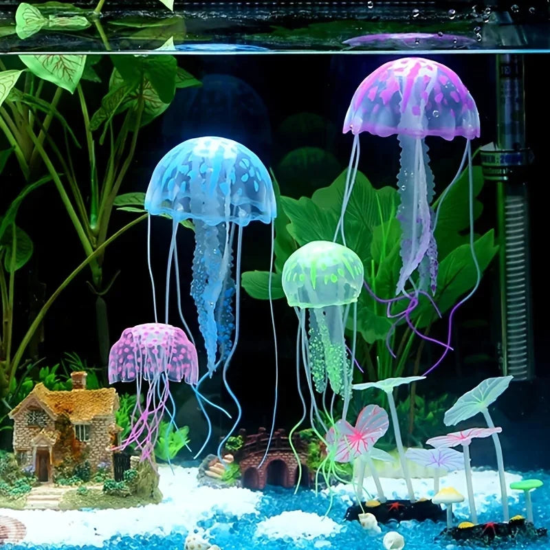 Artificial Fluorescent Simulation Jellyfish, - MyPetDollar.com
