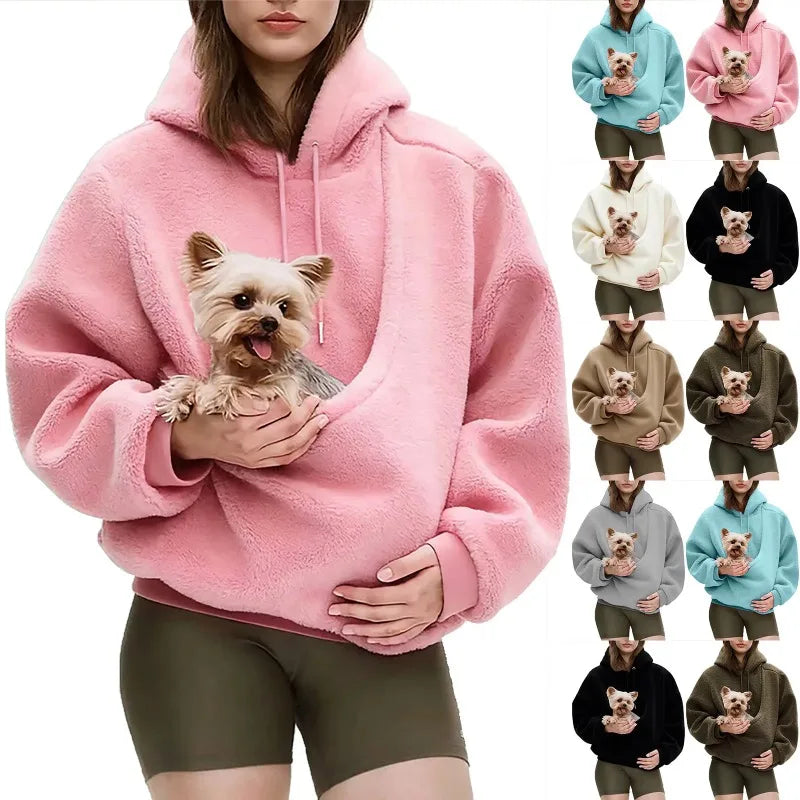 Pet Carrier Sweatshirt Hoodie for Small Dogs - MyPetDollar.com