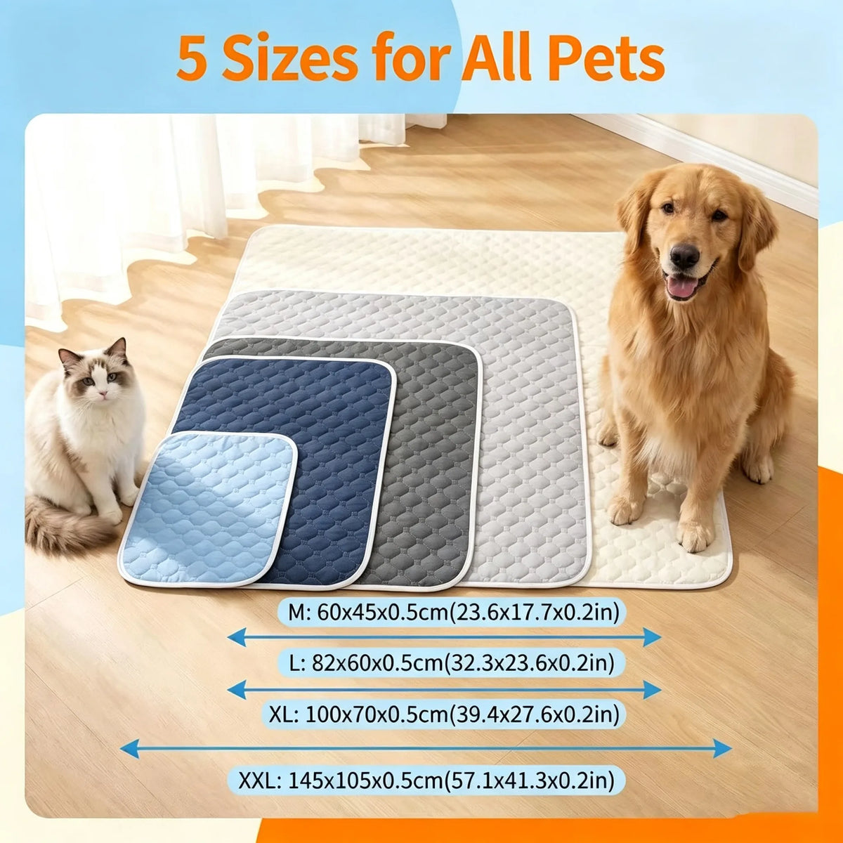 Dog Pee Reusable Pad Blanket Summer Cool - MyPetDollar.com