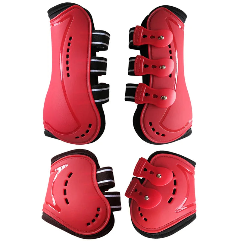 4 Pcs/Set Horse Leg Guard PU Shell Horse - MyPetDollar.com