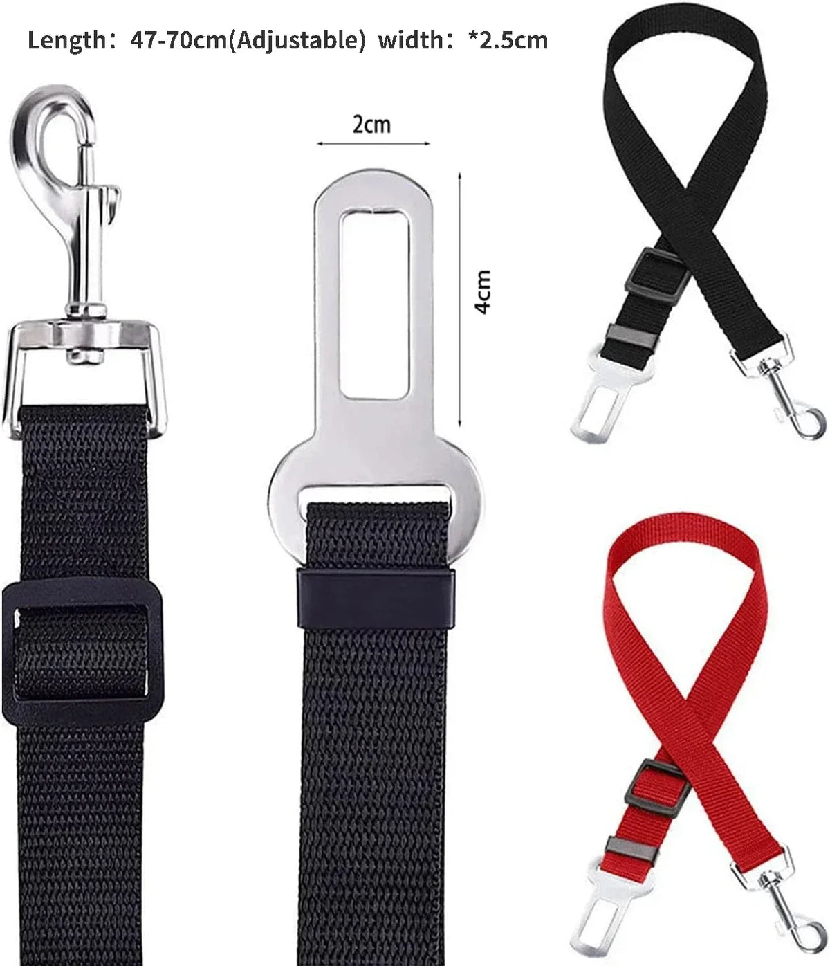 Dog Seat Belt, Dog Car Adjustable Seatbelts - MyPetDollar.com