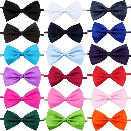 50pcs Mix Color Bow Ties Bowknot for Dogs - MyPetDollar.com