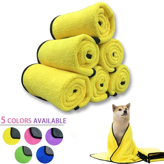 Quick-drying Dog and Cat Towels Soft Fiber - MyPetDollar.com