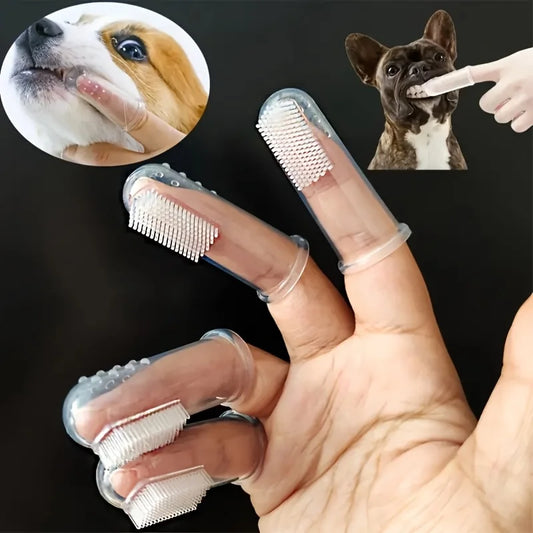 Soft Silicone Pet Finger Dog Toothbrush - MyPetDollar.com