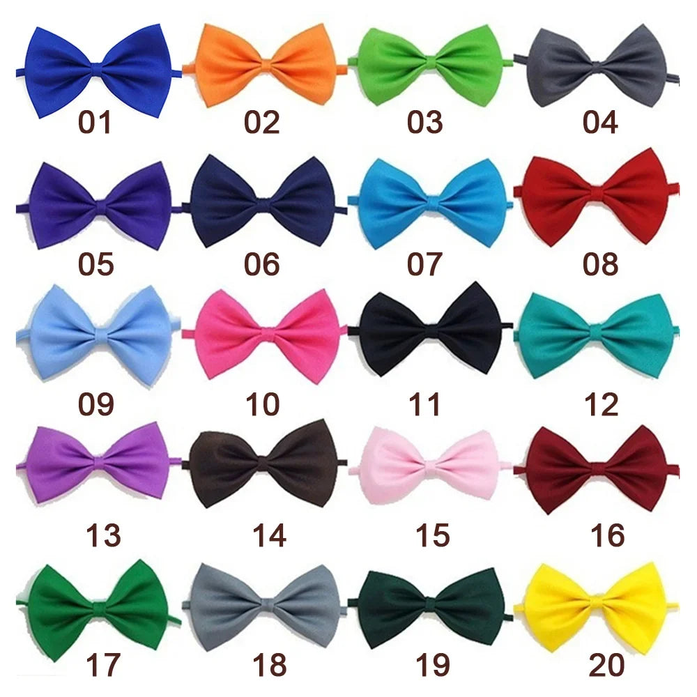 50/100pcs Dog Bows Mix Colors Pet Grooming - MyPetDollar.com