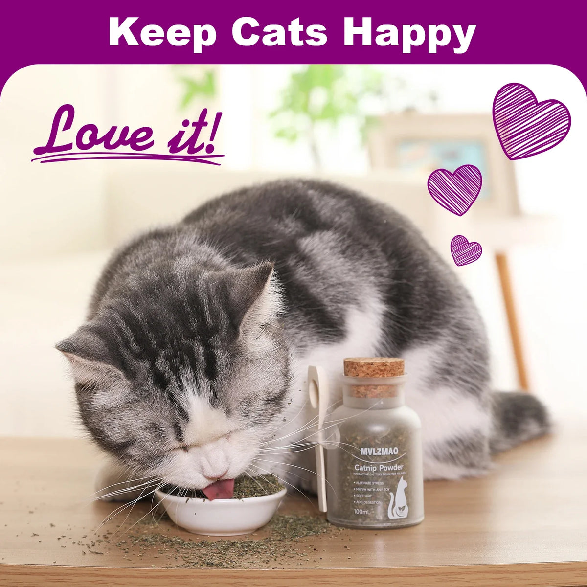 Silvervine Powder, More Attractive Than Catnip for Cats