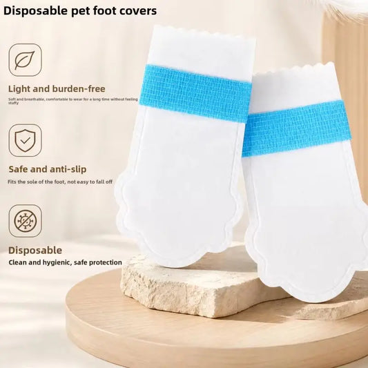 Dog Boots Disposable Paw Protector Non-Woven - MyPetDollar.com