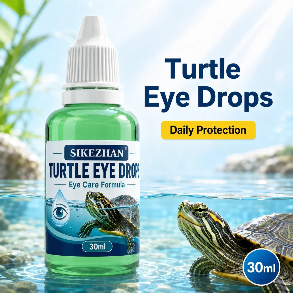 30ml Turtle Eye Drops Reptile Eye Care - MyPetDollar.com