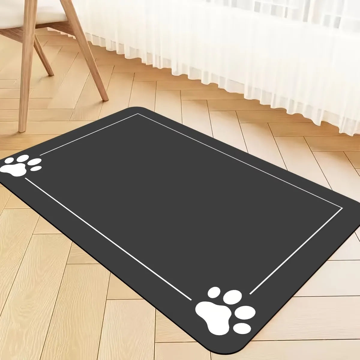 Square Pet Feeding Mat for Dogs and Cats - MyPetDollar.com