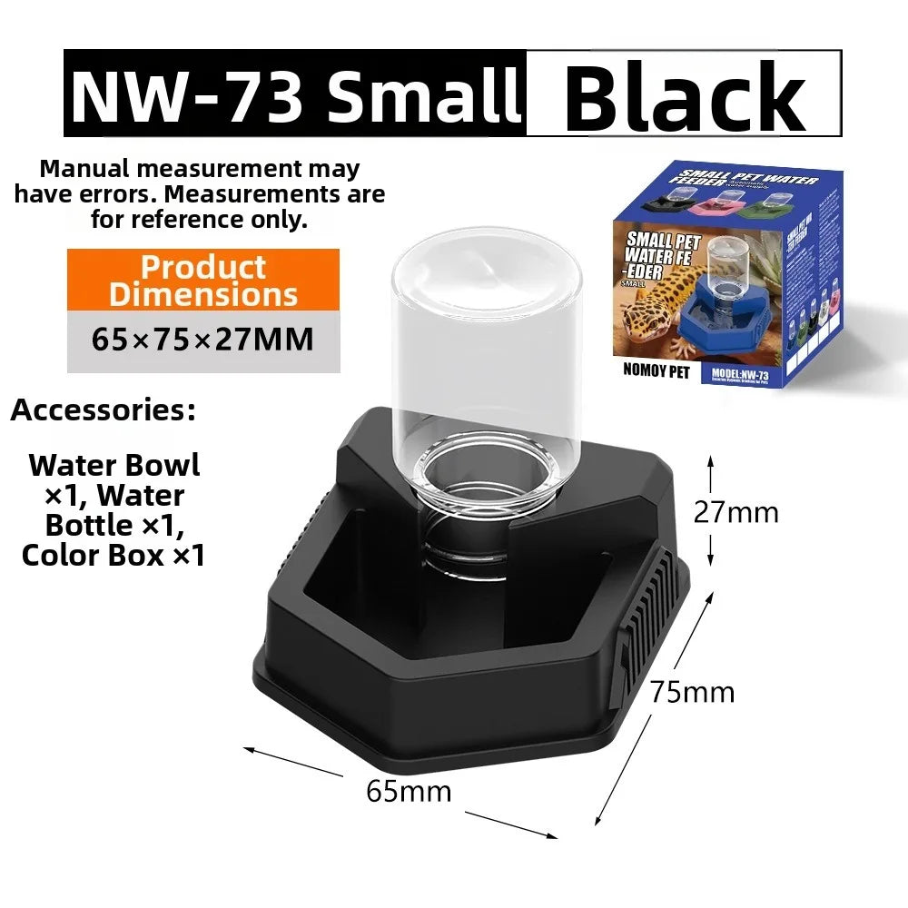 Automatic Reptile Water Dish Multi-size, Durable