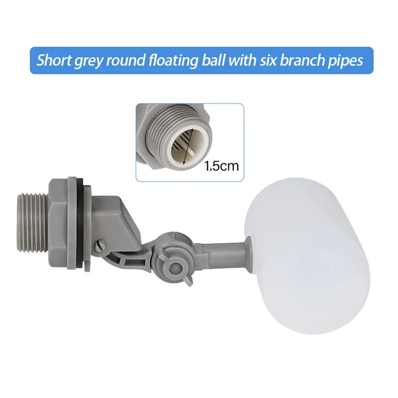 1 2 3 4 Farm Floating Ball Valve Shut Off Automatic Drinker – 4 Colors