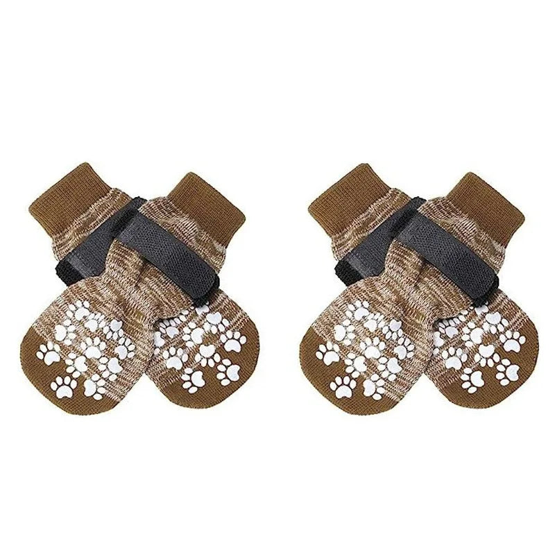 Outdoor Pet Dogs Breathable Socks Black Tie - MyPetDollar.com