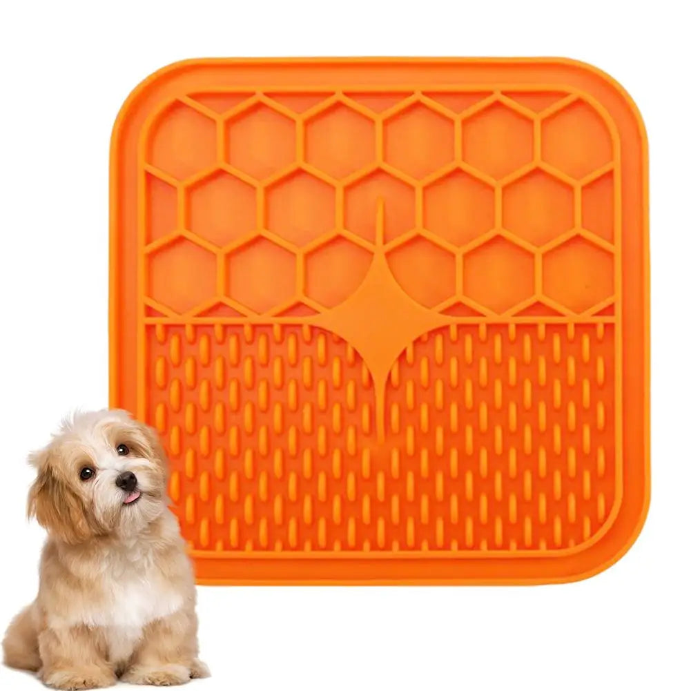 Non-Slip Silicone Licking Pad for Dogs & Cats Slow Feeder, Cooling