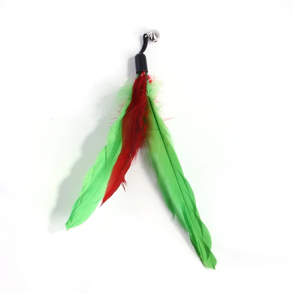 Cat Feather Toy Accessories False Mouse Worm - MyPetDollar.com
