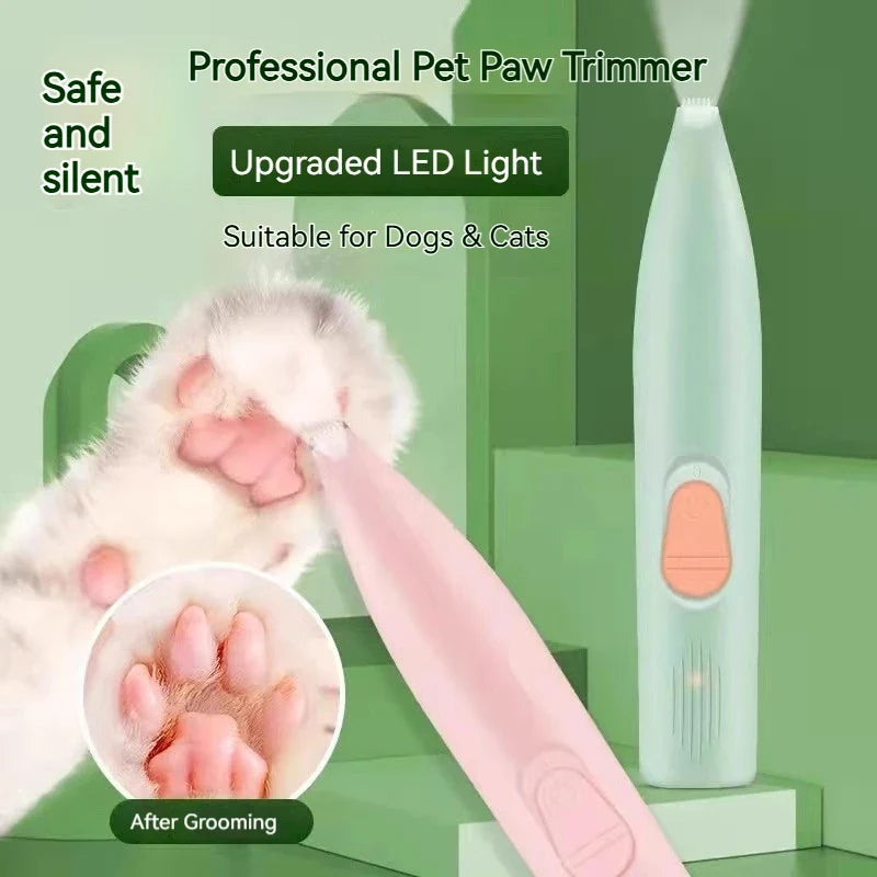 Dog Cat Paw Hair Trimmer Low‑Noise Electric - MyPetDollar.com