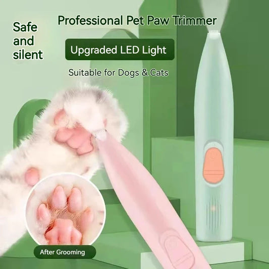 Dog Cat Paw Hair Trimmer Low‑Noise Electric - MyPetDollar.com
