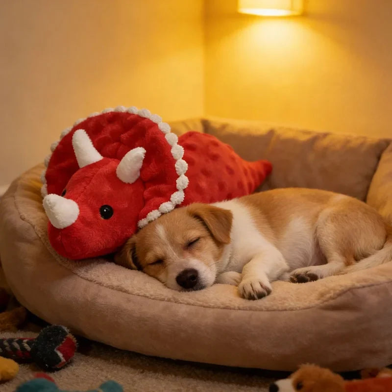 Pet Dinosaur Indestructible Plush Dog Play - MyPetDollar.com