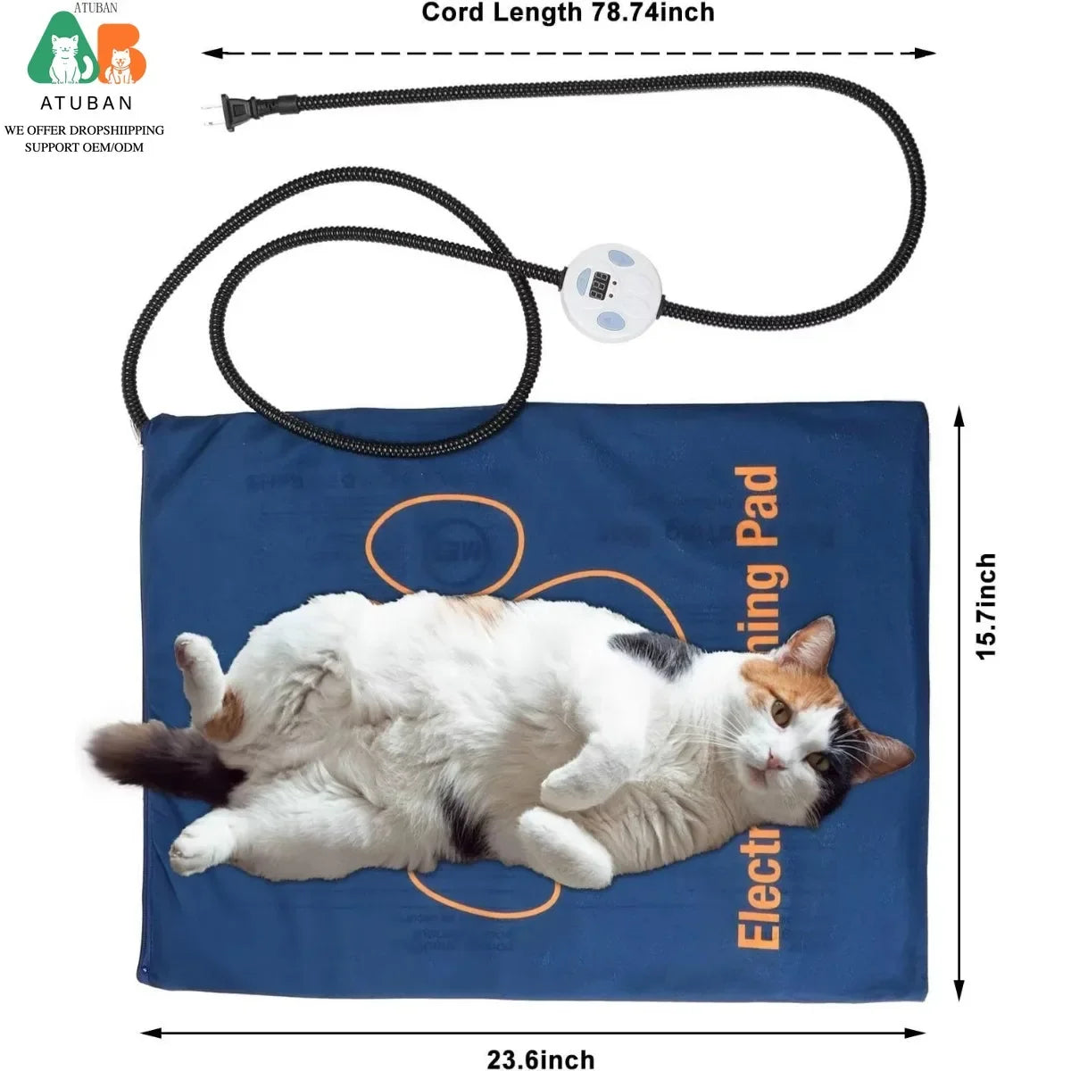 Pet Heating Pad,23x17inches Upgraded - MyPetDollar.com