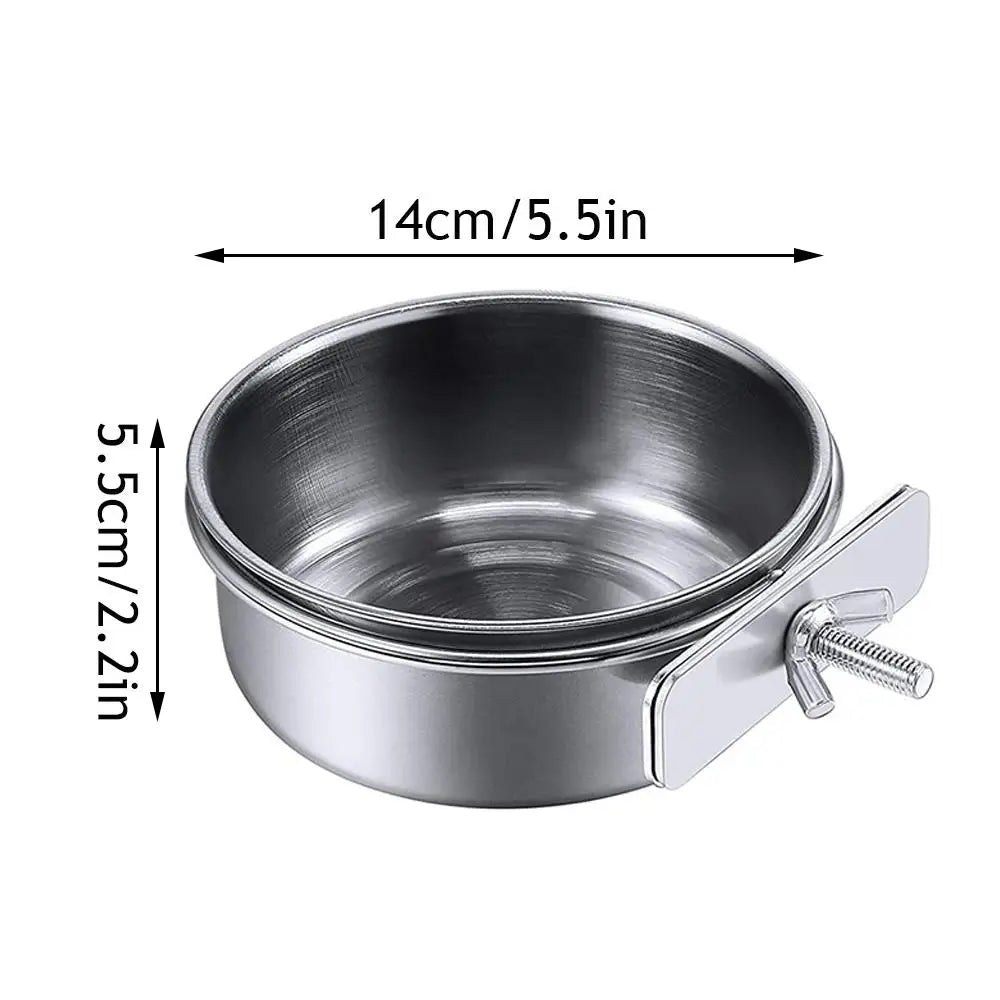 Stainless Steel Bird Bowls – 4 Colors