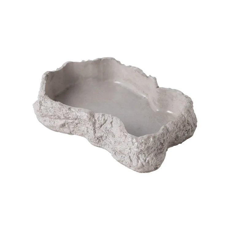Natural Rock Reptile Water Dish & Food Bowl - MyPetDollar.com