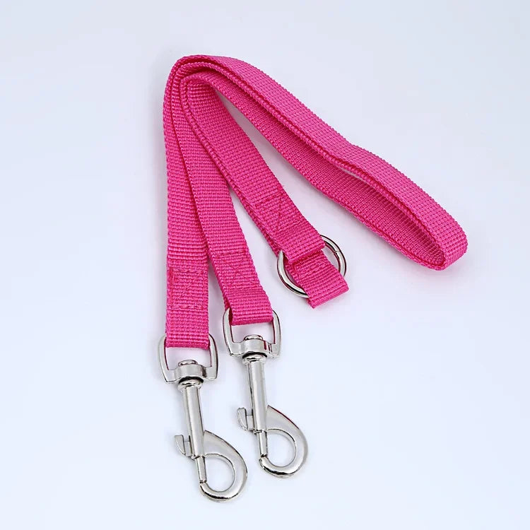 Outdoor Walking Two Dogs Leash Coupler Double Twin Lead