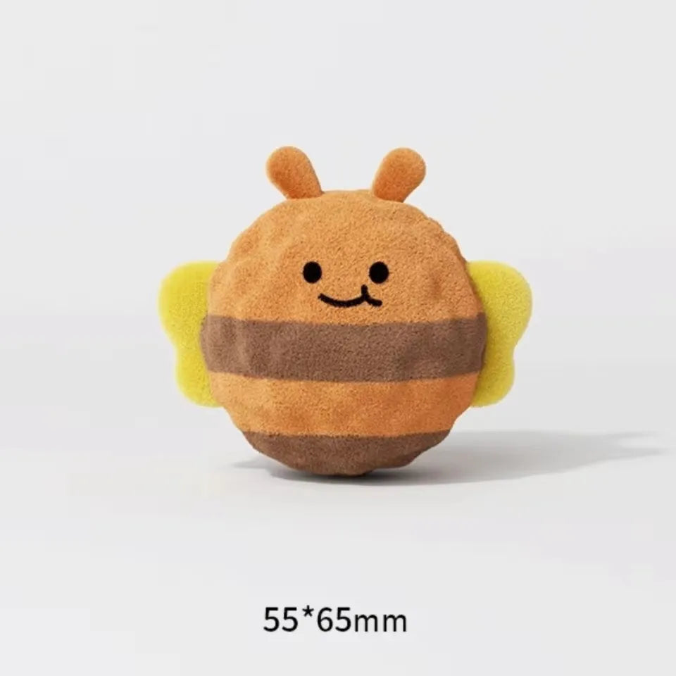 Washable TPR Dog Chew Toy Ball, Bite Resistant High Bounce Squeaky