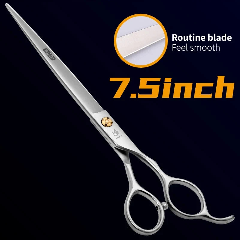 Fenice Professional Japan 440c 7.5 Inch Pet Cutting Scissors – 4 Colors