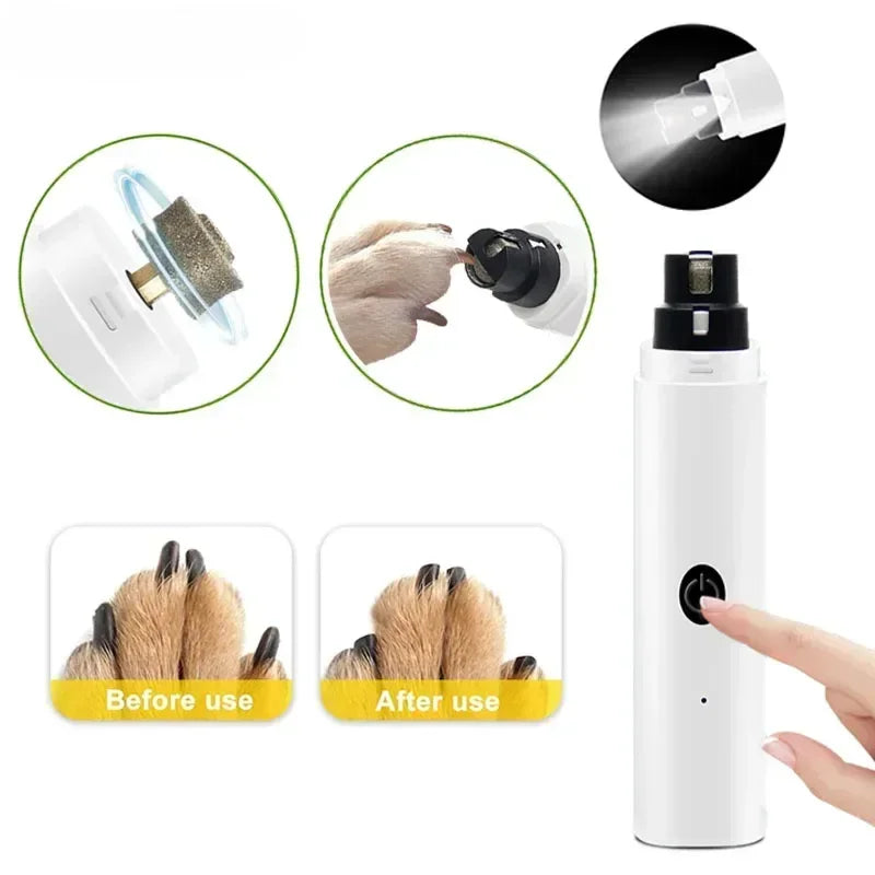 Electric Dog Cat Nail Clippers Rechargeable - MyPetDollar.com