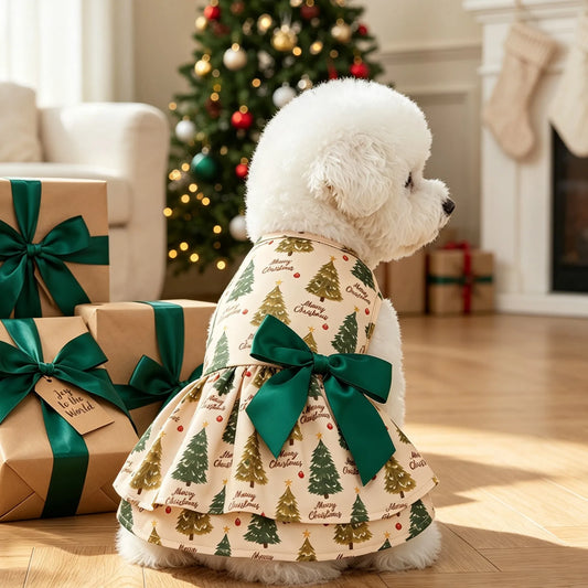Pet dress, rice based Christmas tree - MyPetDollar.com