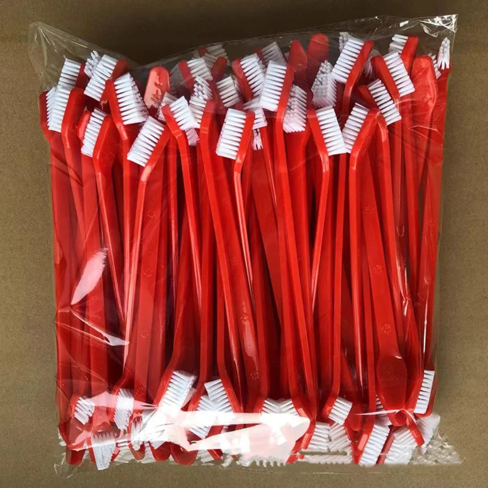 New Double-headed Dog Toothbrush Multi-angle - MyPetDollar.com