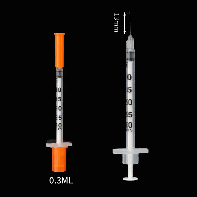 50 Veterinary Injector Disposable Poultry Adjustable – 3 Colors