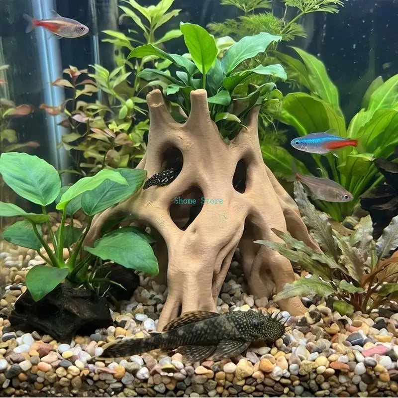 Natural Root Cave Fish Hideouts Driftwood - MyPetDollar.com