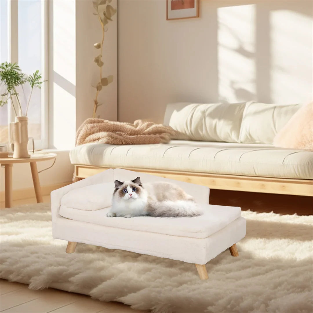 L Shape Dog Sofa Bed Cat Cushion Chaise - MyPetDollar.com