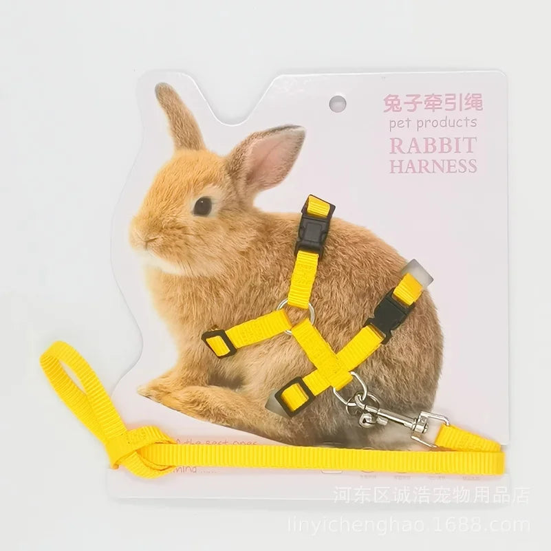 120CM Pet Rabbit Soft Harness Leash WIth - MyPetDollar.com