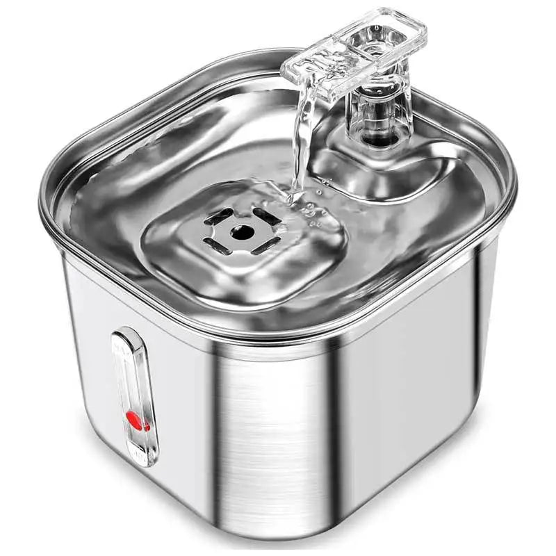 Pet Water Fountain (Stainless Steel + PP) - MyPetDollar.com