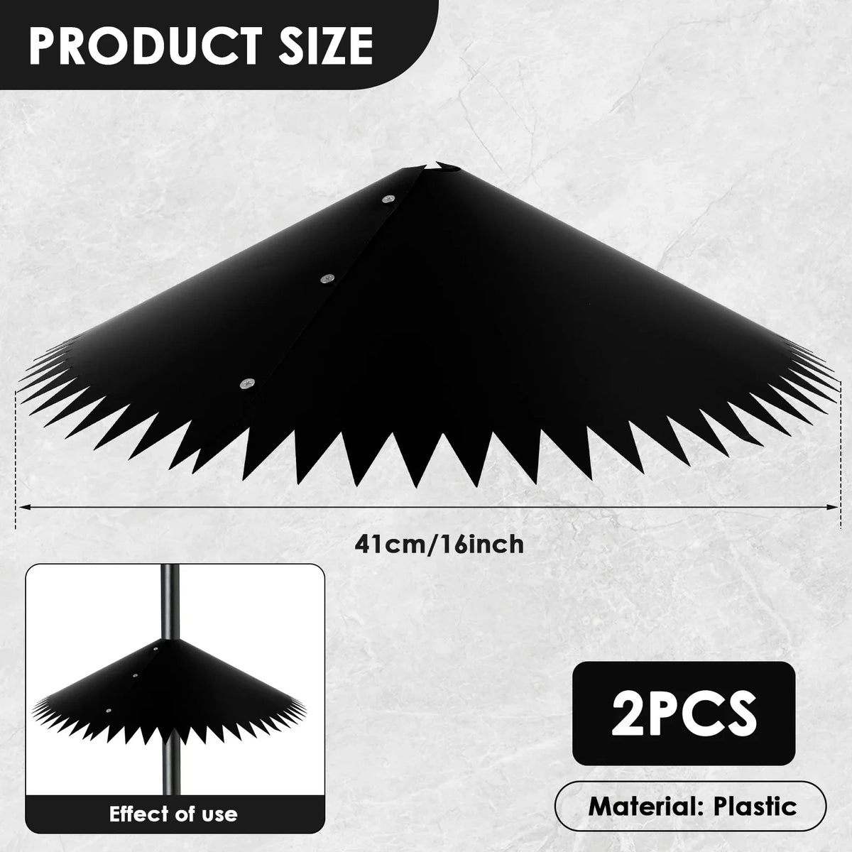 12 18inch Squirrel Baffle Wrap Around Proof Universal