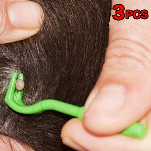 3Pcs Tick Flea Removal Hooks Plastic Pet - MyPetDollar.com