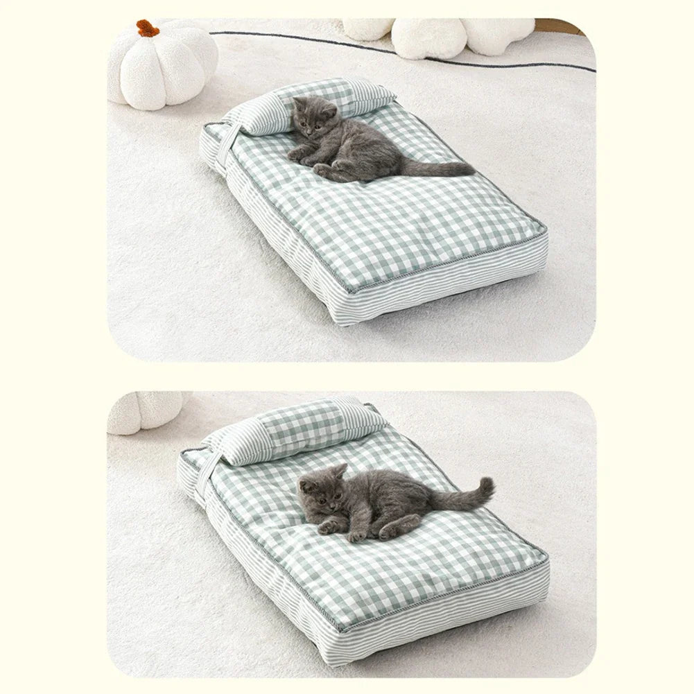 Large Dogs Dog Bed With Pillow Washable - MyPetDollar.com