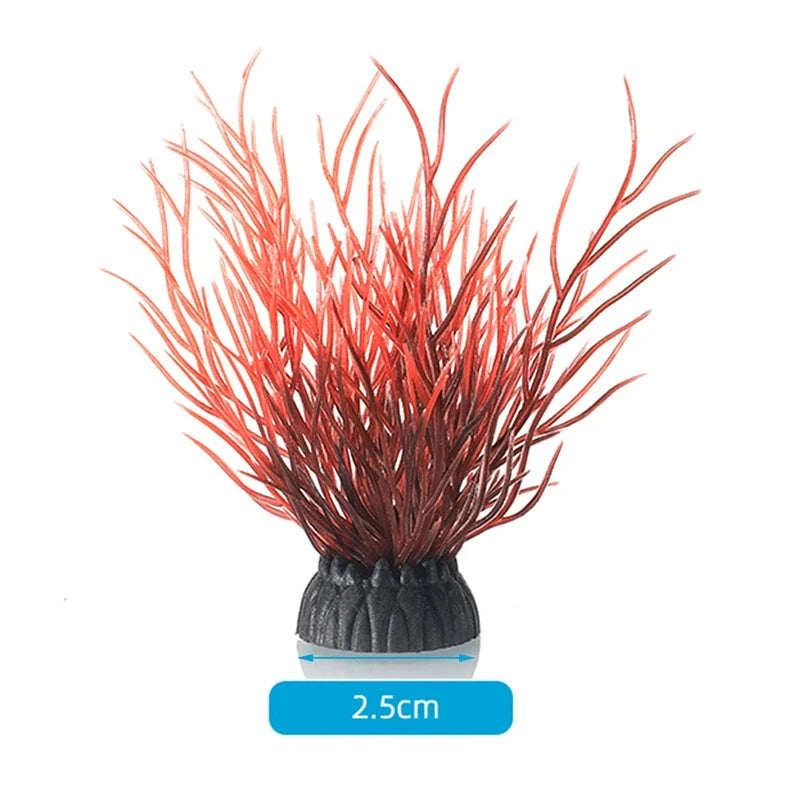 Simulation Artificial Plants Aquarium Decor Plastic Underwater – 22 Colors