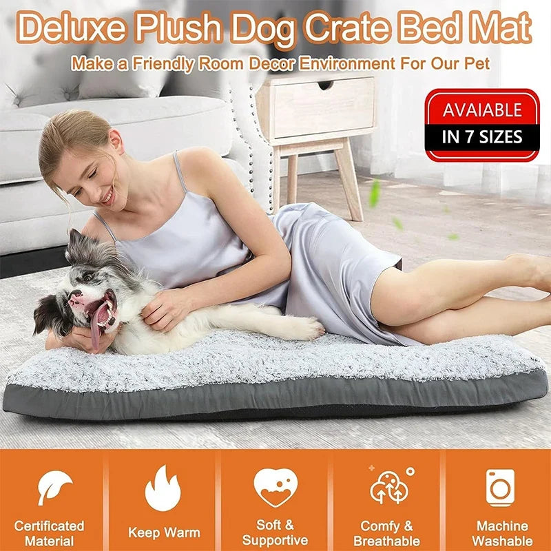 Fluffy Dog Bed Dogs Baskets Medium Small - MyPetDollar.com