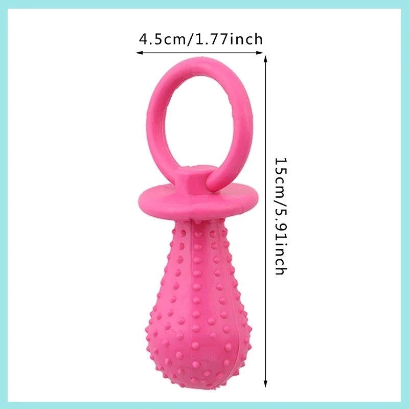 Pet Rubber Pacifier Dog Toy Interactive - MyPetDollar.com