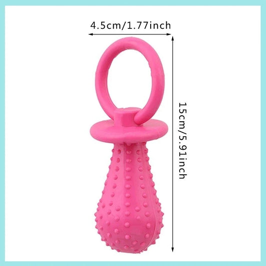 Pet Rubber Pacifier Dog Toy Interactive - MyPetDollar.com