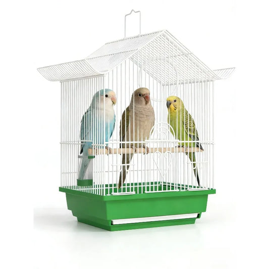 Compact Bird Cage for Small Parrot Budgie - MyPetDollar.com