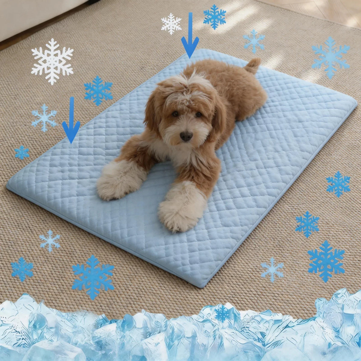 Cooling Pet Mat Thick Ice Silk Summer Dog - MyPetDollar.com