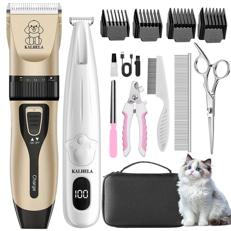 Pet Electric Grooming Clipper Kit, - MyPetDollar.com