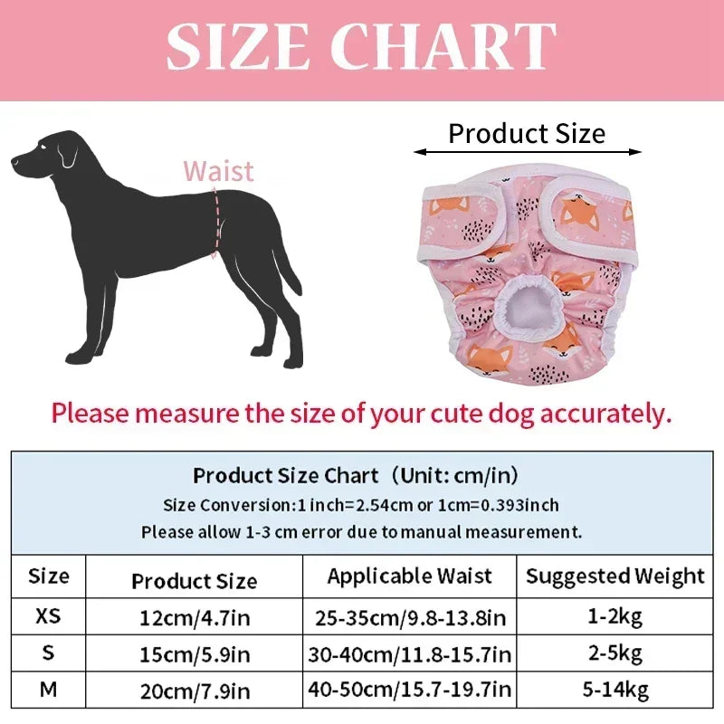 Washable Dog Diapers Physiological Pants - MyPetDollar.com