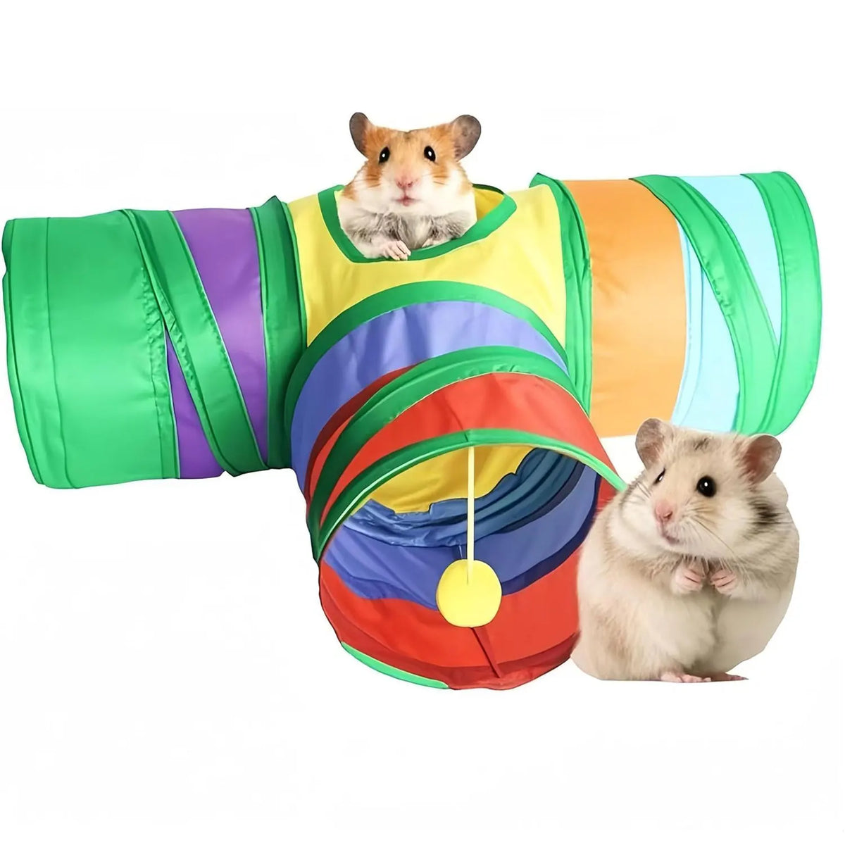 Guinea Pig Tunnel Toys Collapsible Rabbit - MyPetDollar.com
